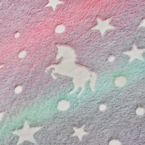 Shop Lc Livmore Multi Color Horse Pattern Glow-in-The-Dark Carpet