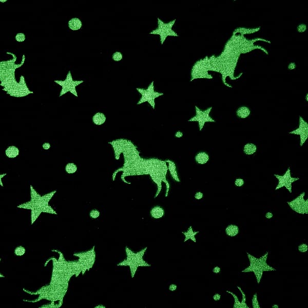 Shop Lc Livmore Multi Color Horse Star Glow In The Dark Blanket
