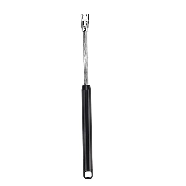 Shop Lc Livmore Rechargeable Flameless Stainless Steel Electric Lighter - Black