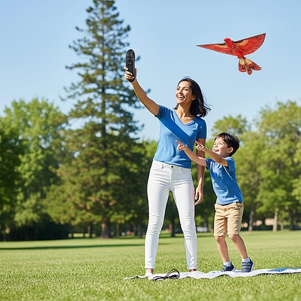 Shop Lc Livmore Red Bionic Remote Control Bird Aircraft Toy