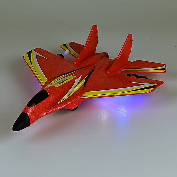 Shop Lc Livmore Red Remote Control Foam RC Airplane Toy