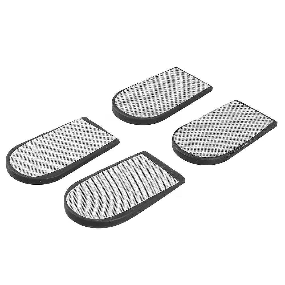 shop lc Livmore Set of 2 Black Polymer and Shungite Infused Dotted Gel Heel Pad