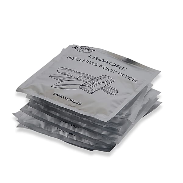 Shop Lc Livmore Set Of 20 Detox Foot Patches - 10 Pcs Sandalwood And 10 Pcs Himalayan Salt