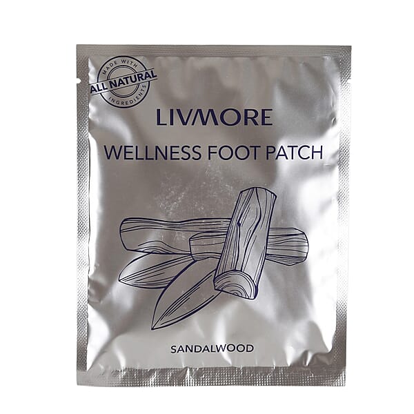 Shop Lc Livmore Set Of 20 Detox Foot Patches - 10 Pcs Sandalwood And 10 Pcs Himalayan Salt