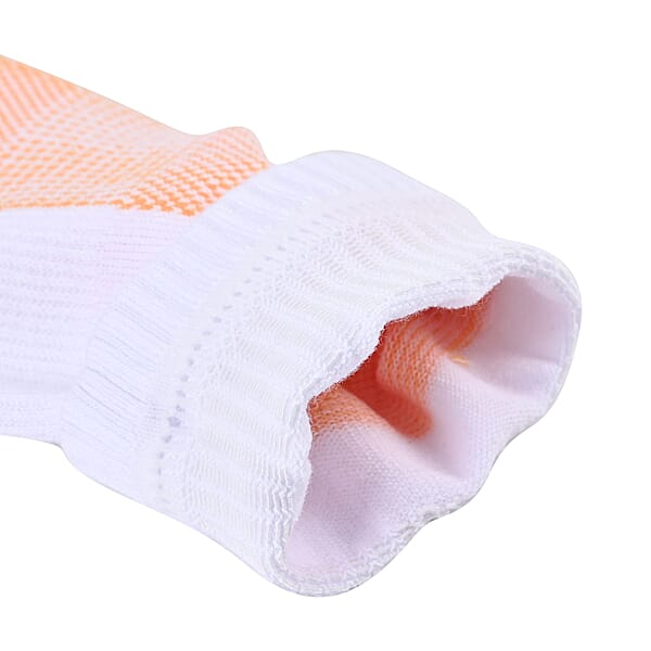 Shop Lc Livmore Set Of 4 Pairs Ankle Length Copper Infused Compression Socks - White (S/M)