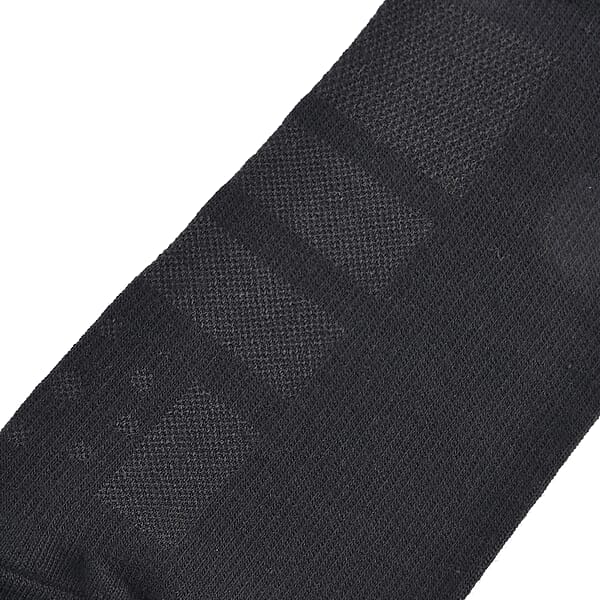 Shop Lc Livmore Set Of 4 Pairs Copper Infused Infrared Compression Socks - Large Men 9 -12 & Women 10.5 - 13 (Black)