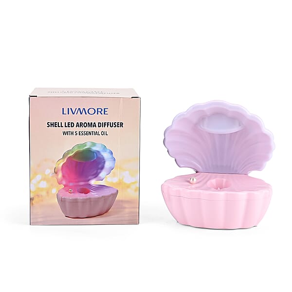 Shop Lc Livmore Shell Humidifier With 5 Essential Oils