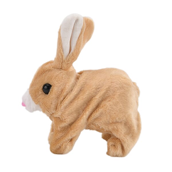 Shop Lc Livmore Tan Walking Plus Rabbit Toy (2xAA Battery Not Included)