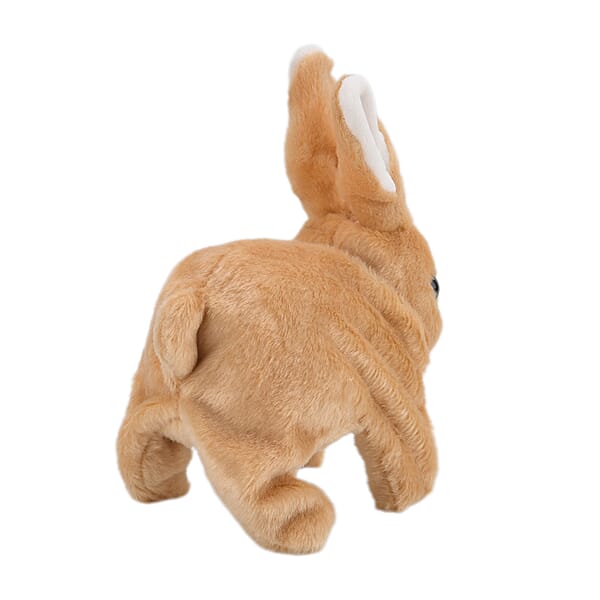 Shop Lc Livmore Tan Walking Plus Rabbit Toy (2xAA Battery Not Included)