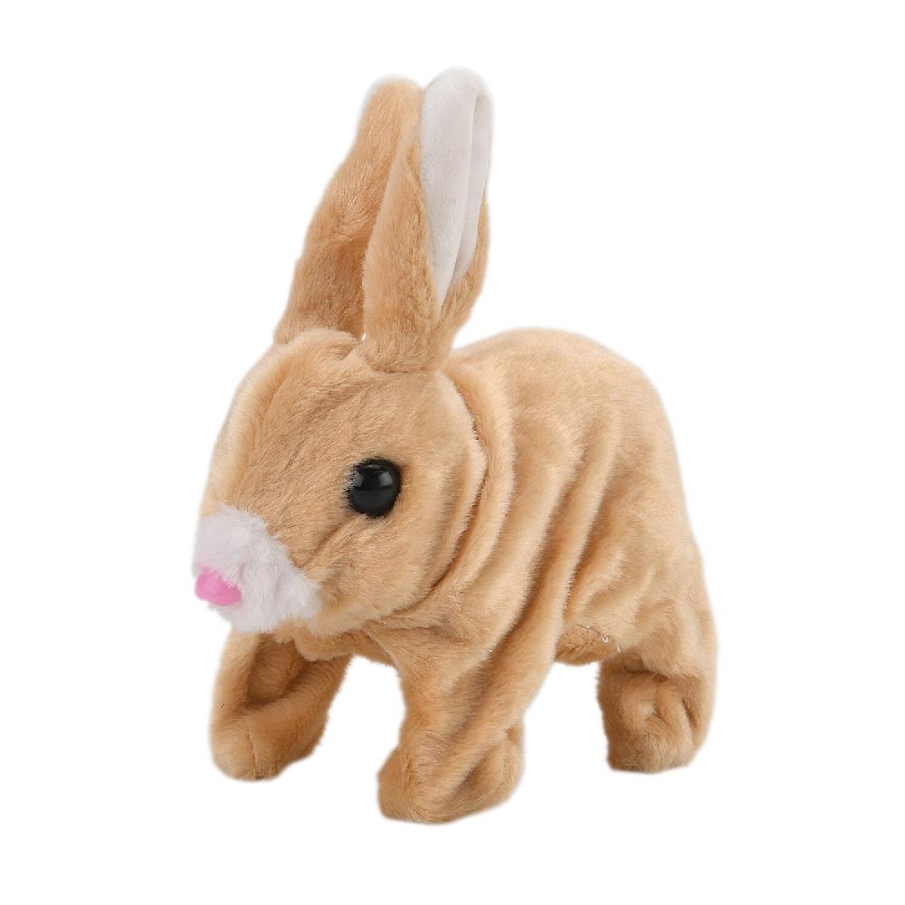 shop lc Livmore Tan Walking Plus Rabbit Toy (2xAA Battery Not Included)