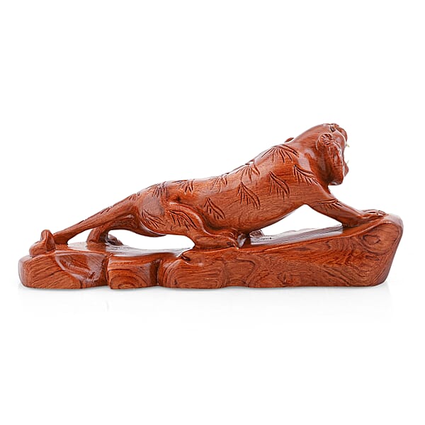 Shop Lc Livmore Tiger Wooden Sculpture 11.81 Inches