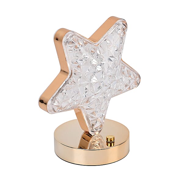 Shop Lc Livmore Touch Controlled Star-shaped Crystal Table Lamp