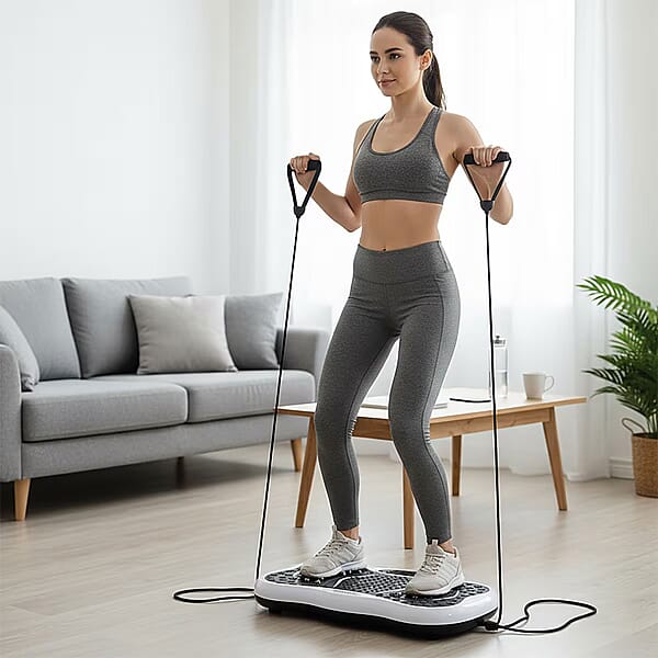 Shop Lc Livmore White Fitness Vibration Plate With Remote Control