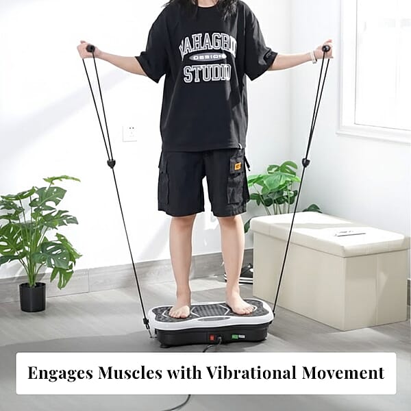 Shop Lc Livmore White Fitness Vibration Plate With Remote Control