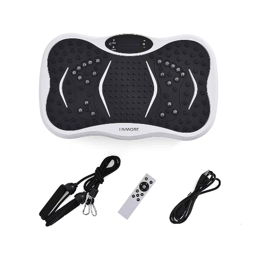 shop lc Livmore White Fitness Vibration Plate with Remote Control