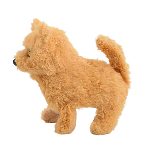 Shop Lc Livmore Yellow Walking Plus Dog Toy (2xAA Battery Not Included)