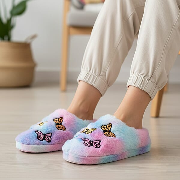 Shop Lc Love 83 Multicolor Butterfly House Slipper L