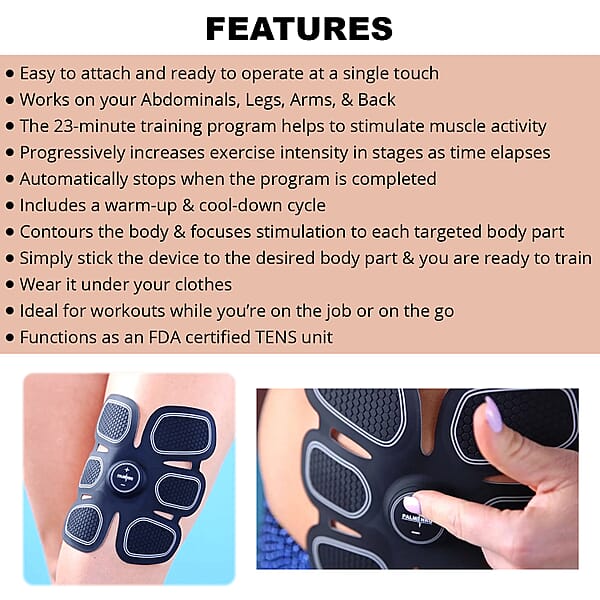 Shop Lc Lumina NRG EMS AB Belt Training And Toning Device (Battery Included)