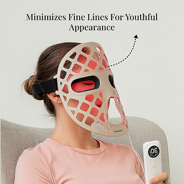 Shop Lc Luna'Mour AuraLux Anti-Aging LED & Infrared Face Mask (Lifetime Warranty)