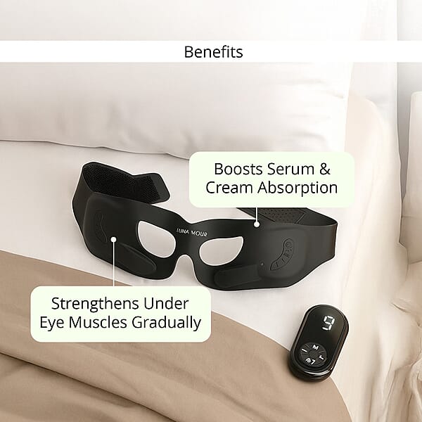 Shop Lc Luna'Mour Onyx EyeFix PRO EMS Silicone Eye Mask