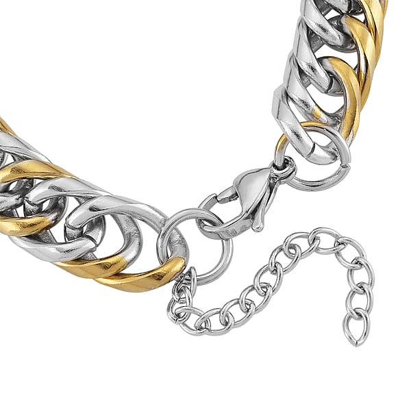 Shop Lc Luxe Chain Bracelet (7.5-9In) In ION Plated YG And Stainless Steel