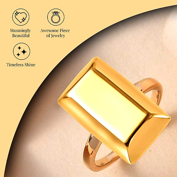 Shop Lc Luxoro Bar Ring In 18K Yellow Gold Yellow Gold Ring Gold Jewelry For Her 2.30 Grams