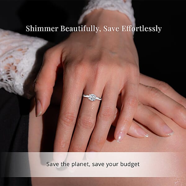 Shop Lc Luxoro G-H SI Lab Grown Diamond Solitaire Ring 14K White Gold Ring Diamond Ring Gifts For Her Diamond Jewelry 1.00 Ctw