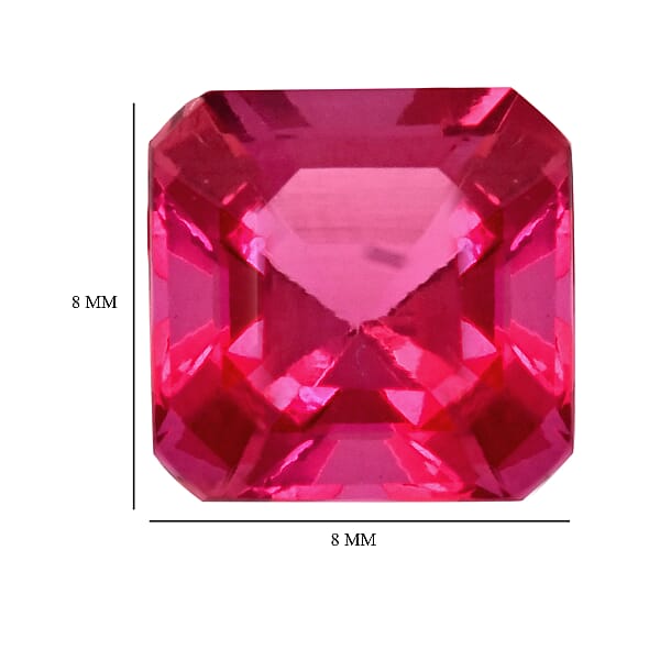 Shop Lc Luxuriant Lab Grown AAAA Bixbite (Oct 8x8 Mm) 2.00 Ctw