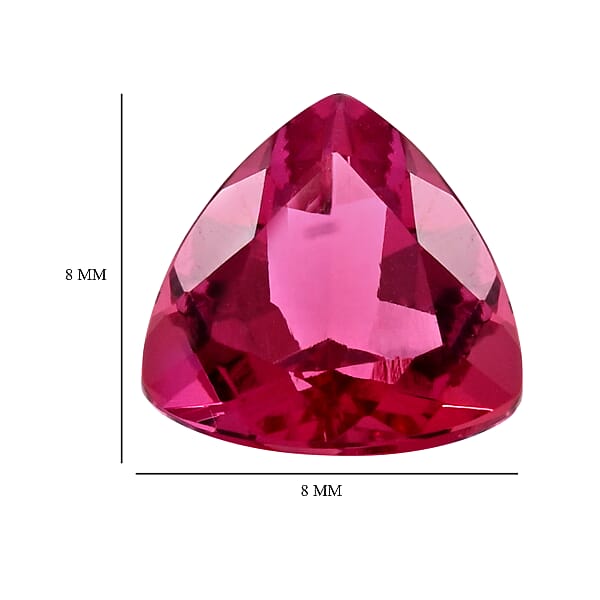 Shop Lc Luxuriant Lab Grown AAAA Bixbite (Trillion 8x8 Mm) 1.50 Ctw