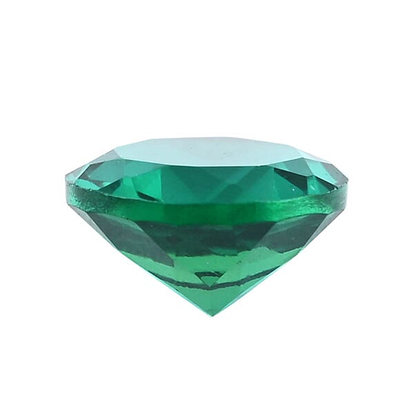 Shop Lc Luxuriant Lab Grown AAAA Emerald (Rnd 6 Mm) 0.50 Ctw