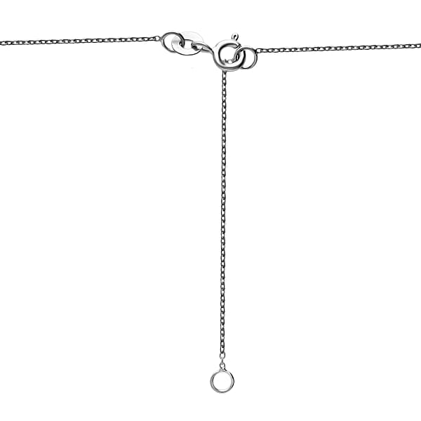 Shop Lc Luxuriant Lab Grown Blue Diamond (IR) VS 1.00 Ctw Necklace In 18K Vermeil Rose Gold Over Sterling Silver 20 Inches (Del. In 10-12 Days)