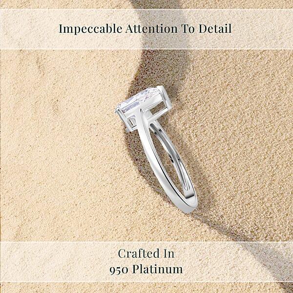 Shop Lc Luxuriant Lab Grown Diamond G-H VS 2.00 Ctw Solitaire Ring In 950 Platinum