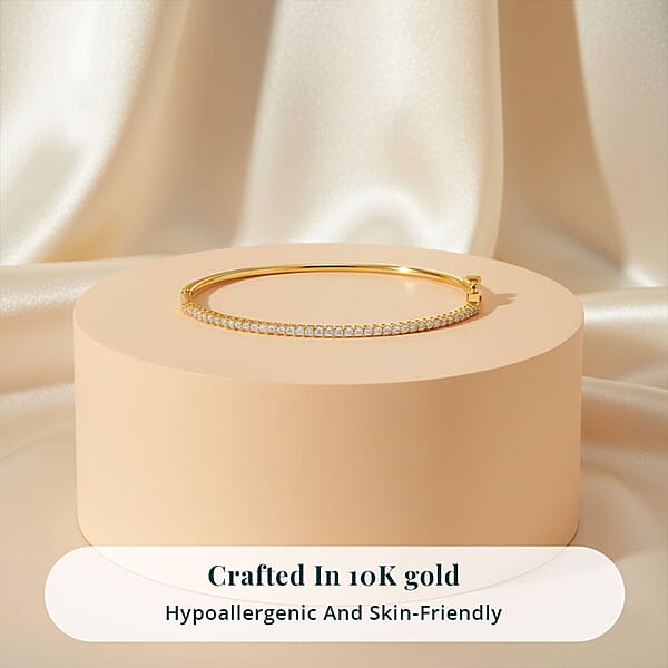 Shop Lc Luxuriant Lab Grown Diamond G VS 1.00 Ctw Bracelet In 10K Yellow Gold (7.25 In) 8.35 Grams