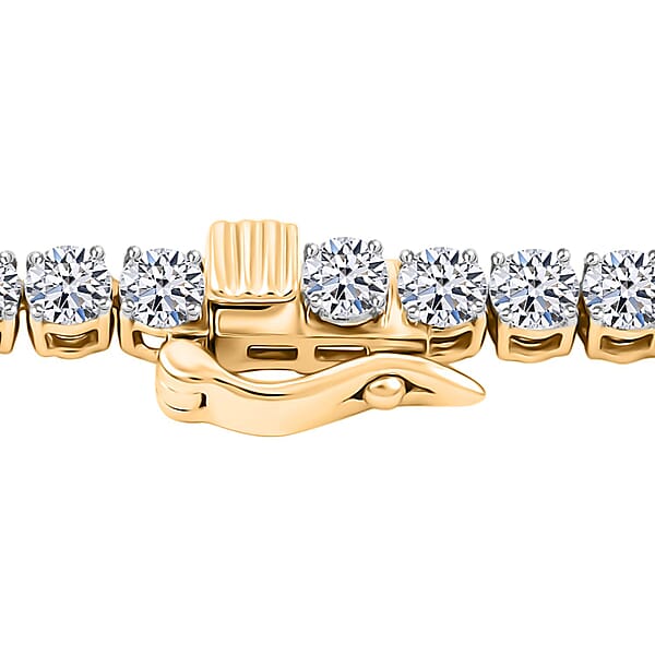 Shop Lc Luxuriant Lab Grown Diamond G VS 15.00 Necklace In 14K Yellow Gold 18 Inches 19.46 Grams