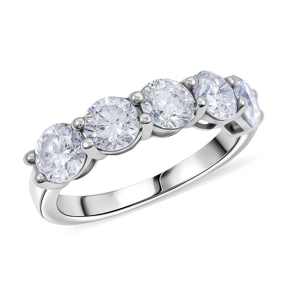 shop lc Luxuriant Lab Grown Diamond G VS 2.50 ctw Ring in 14K White Gold shop lc Luxuriant Lab Grown Diamond G VS 2.50 ctw Ring in 14K White Gold