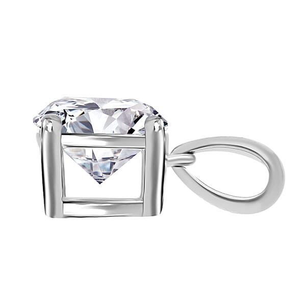 Shop Lc Luxuriant Lab Grown Diamond G VS 3.00 Ctw Pendant Without Chain In 14K White Gold