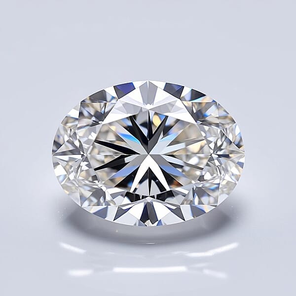 Shop Lc Luxuriant Lab Grown Diamond (Oval) (E-F VS1) 3.00 Ctw
