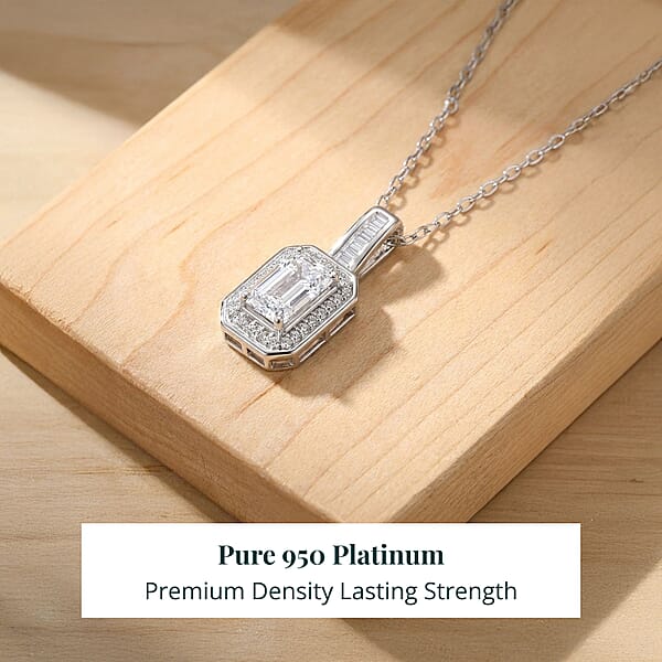 Shop Lc Luxuriant Lab Grown Diamond Pendant Necklace In 950 Platinum 2.25 Ctw (20 Inches) (E-F VS)