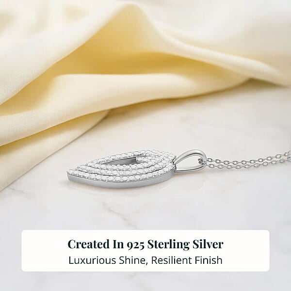 Shop Lc Luxuriant Lab Grown Diamond Pendant Necklace In Sterling Silver 2.00 Ctw (G VS 18 Inches)