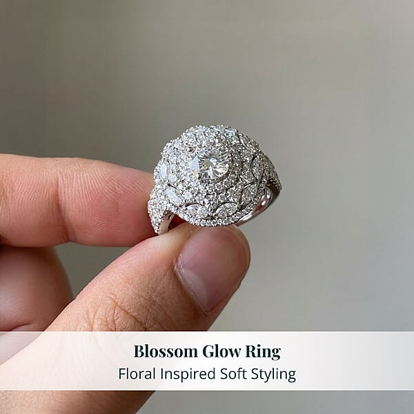 Shop Lc Luxuriant Lab Grown Diamond SI1-SI2 2.50 Ctw Ring In 14K Yellow Gold