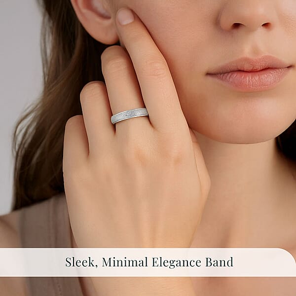 Shop Lc Luxuriant Lab Grown Diamond VS 0.10 Ctw Band Ring In 950 Platinum 4 Grams Del. In 10-12 Days)