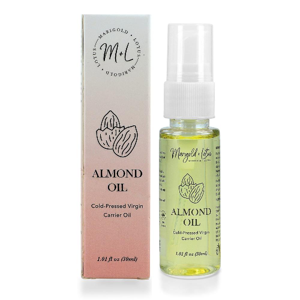 shop lc Marigold and Lotus Cold-Pressed Virgin Carrier Almond Oil 1.01oz