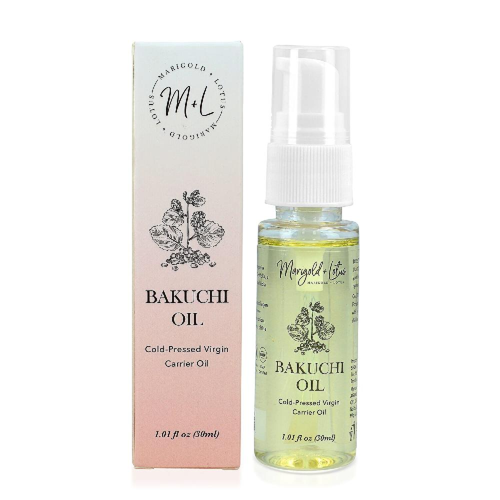 shop lc Marigold and Lotus Cold-Pressed Virgin Carrier Backuchi Oil 1.01oz