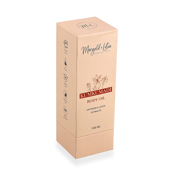 Shop Lc Marigold And Lotus Kumkumadi Body Oil 100ml