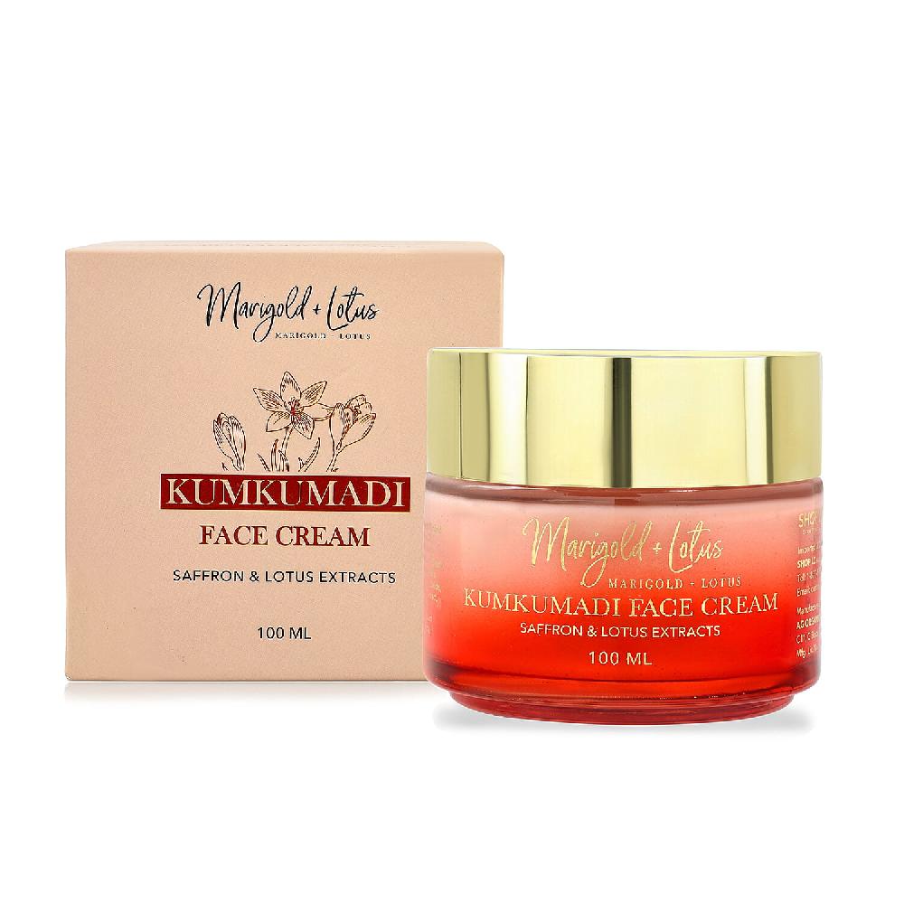 shop lc Marigold and Lotus Kumkumadi Face Cream with Saffron & Lotus Extracts 3.30oz
