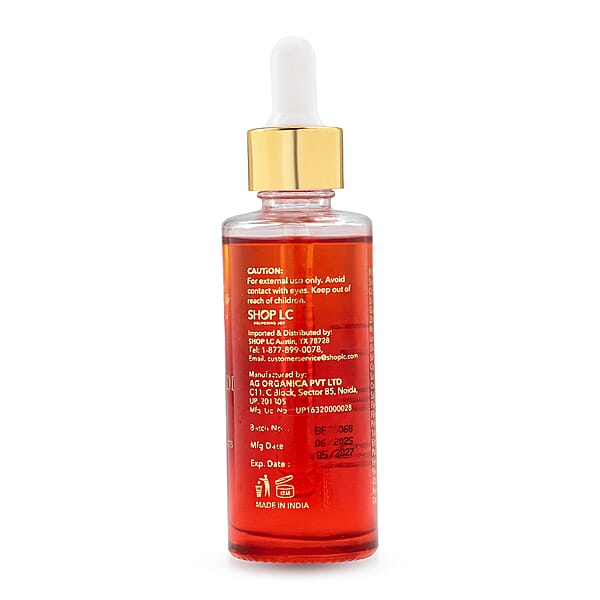 Shop Lc Marigold And Lotus Kumkumadi Face Oil With Saffron & Lotus Extracts 1.67oz