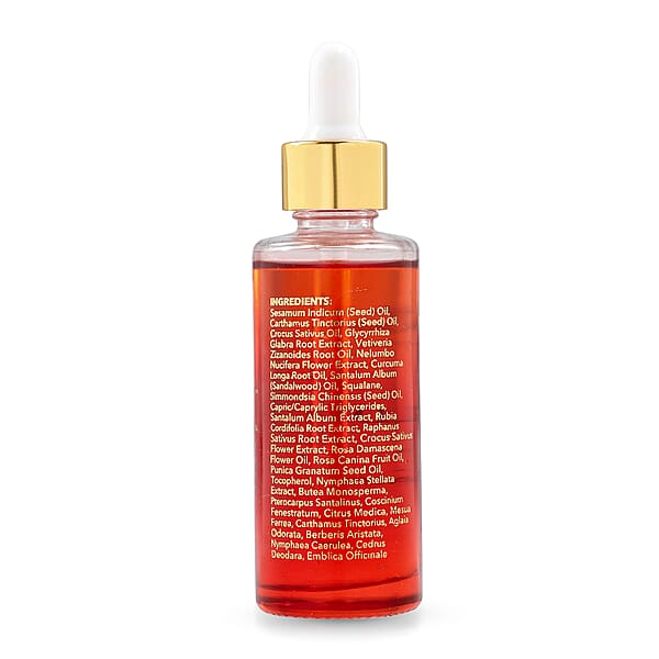 Shop Lc Marigold And Lotus Kumkumadi Face Oil With Saffron & Lotus Extracts 1.67oz