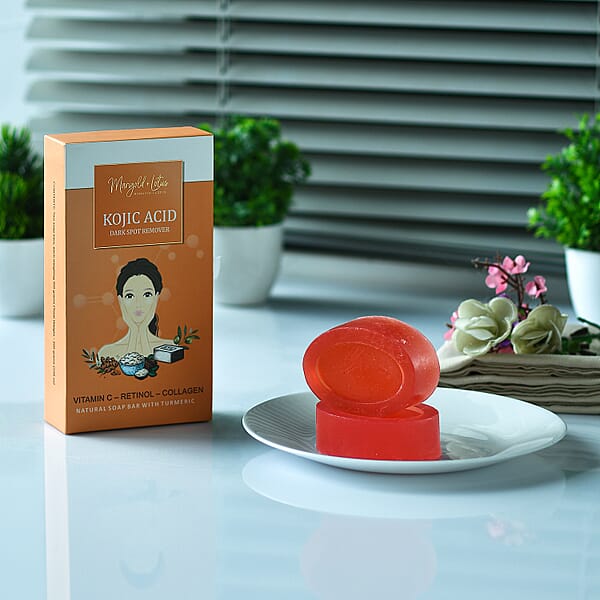 Shop Lc Marigold And Lotus Set Of 2 Soaps- Kojic Acid