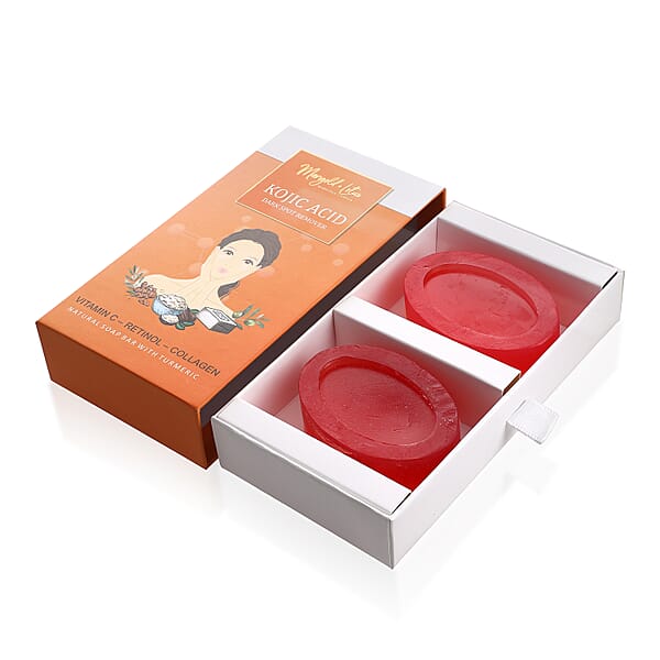 Shop Lc Marigold And Lotus Set Of 2 Soaps- Kojic Acid