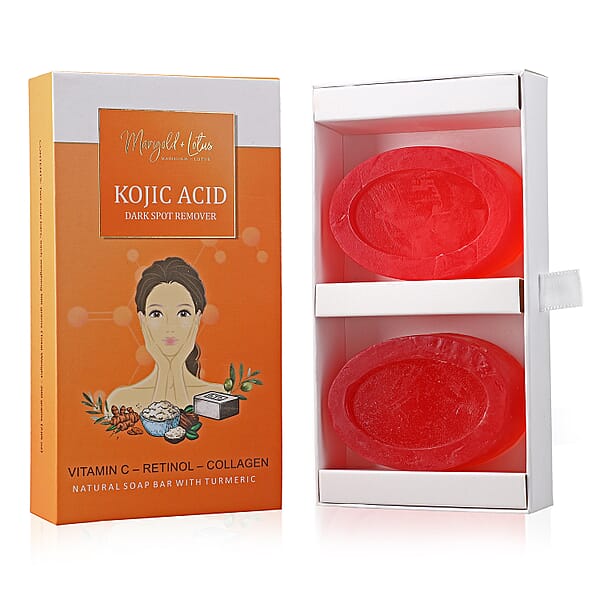 Shop Lc Marigold And Lotus Set Of 2 Soaps- Kojic Acid